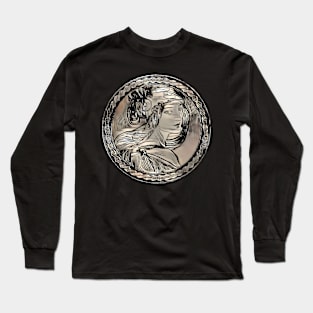 Framed Dream of Vitrail Pour la facade de la Boutique Fouquet Long Sleeve T-Shirt